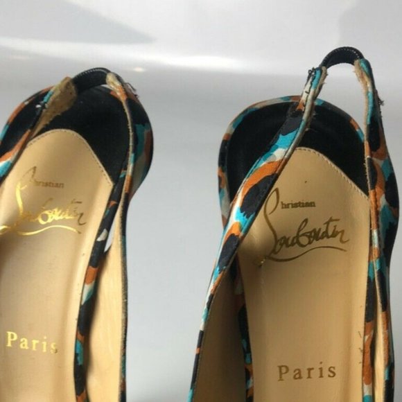 Christian Louboutin Jenny 150 Fabric Pumps 37 - Picture 9 of 9